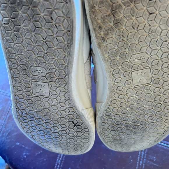 Veja White and Gray Casual Sneakers - Picture 8 of 12